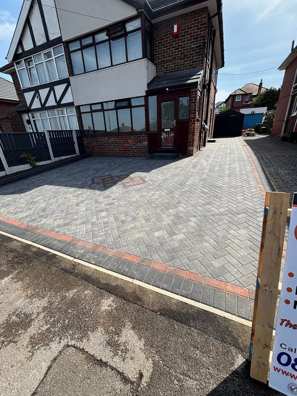 Paving and landscaping project