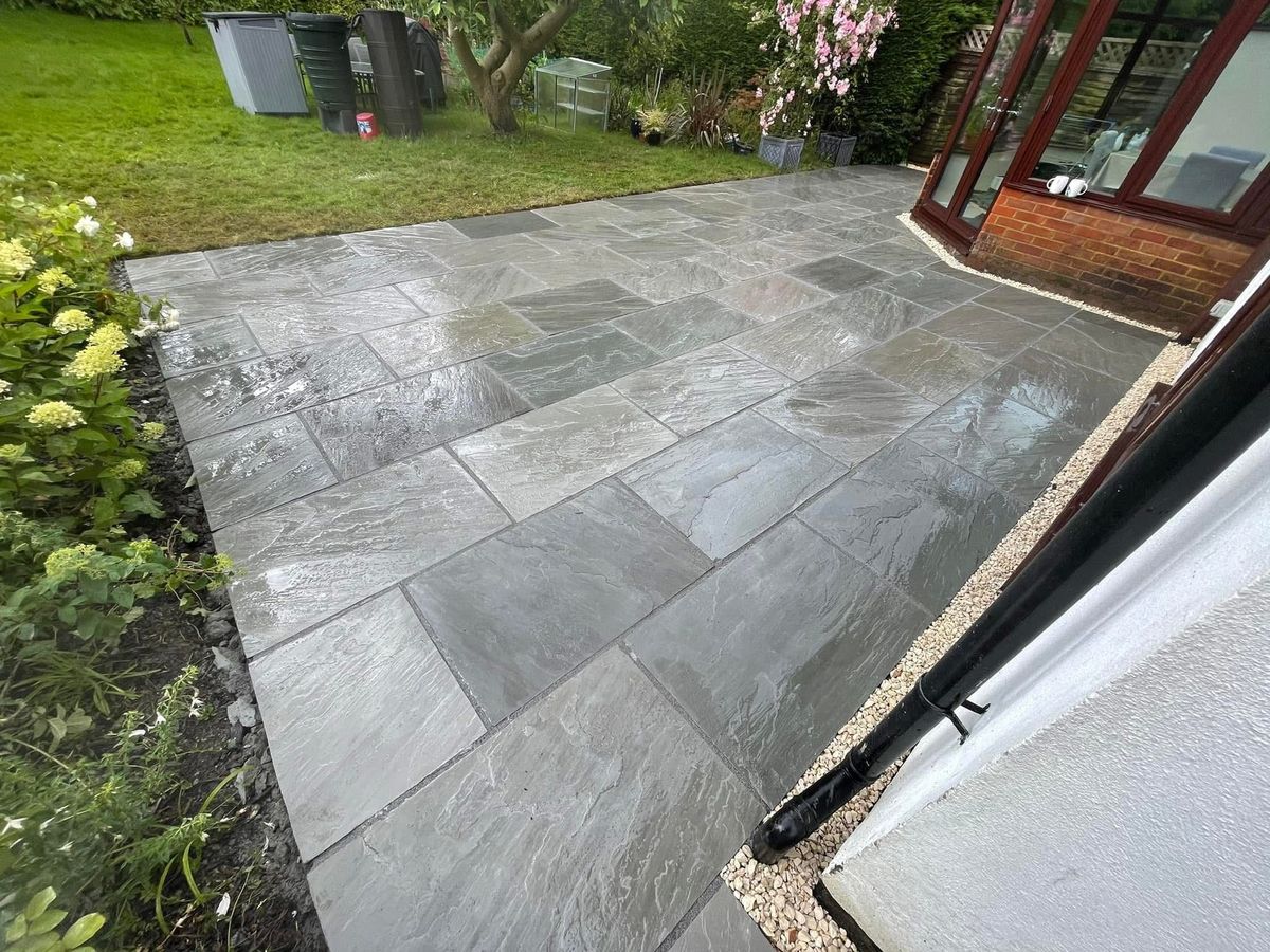 Paving and landscaping project