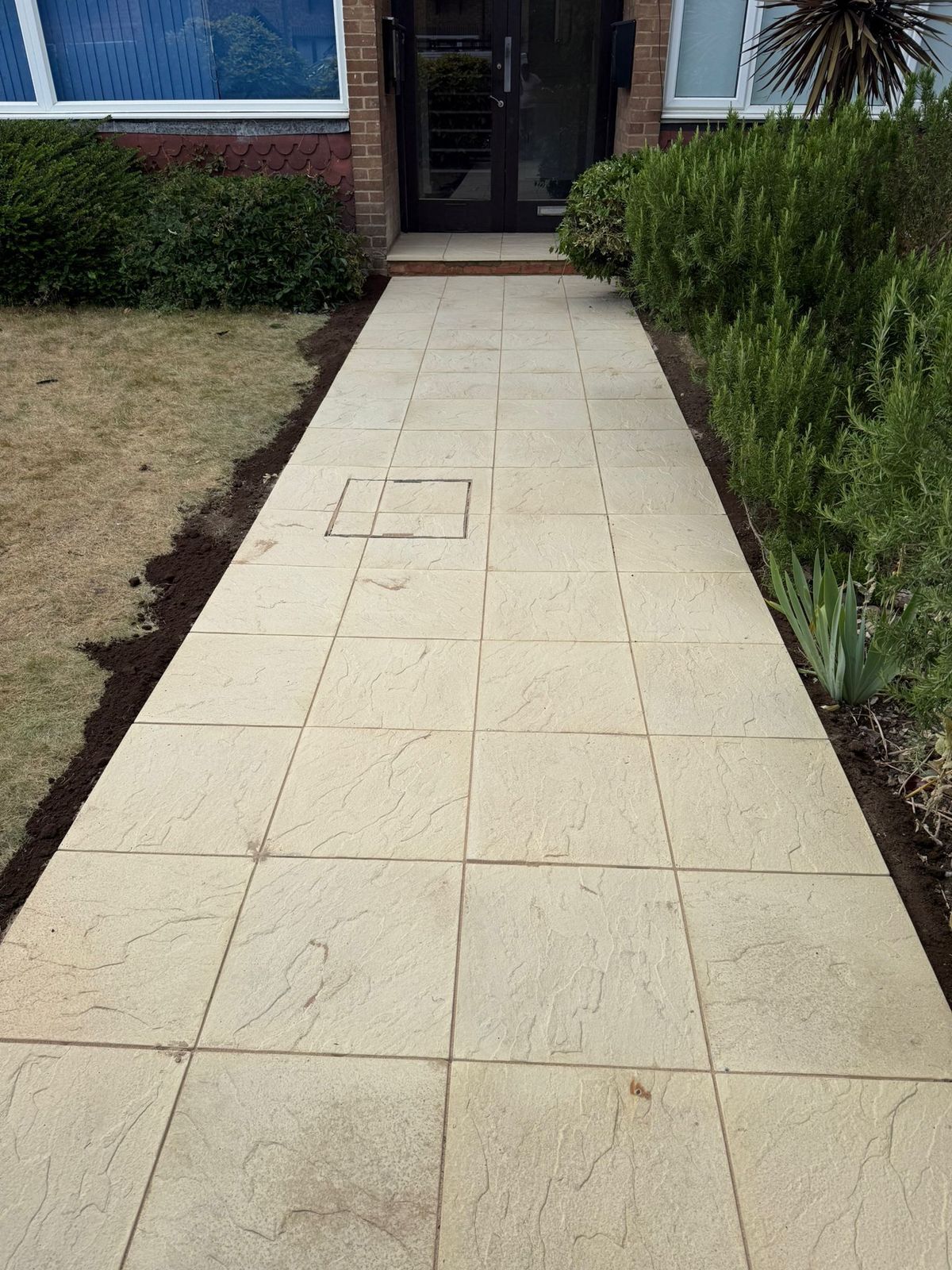 Paving and landscaping project