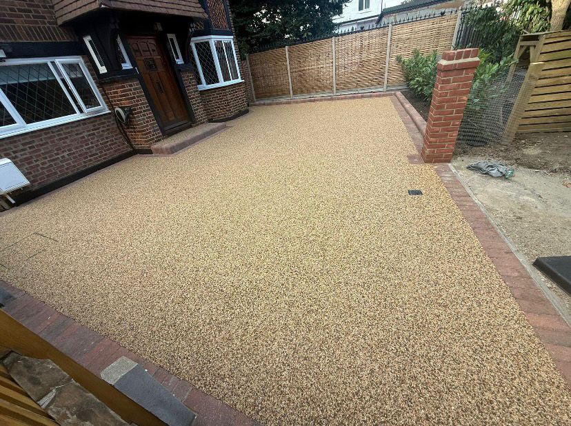 Resin bound driveway in Kidderminster