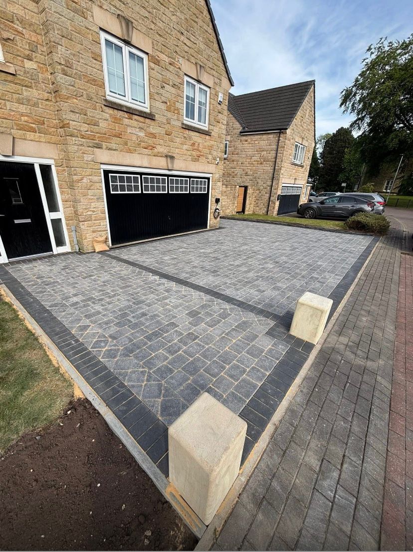 Block paving driveway in Telford