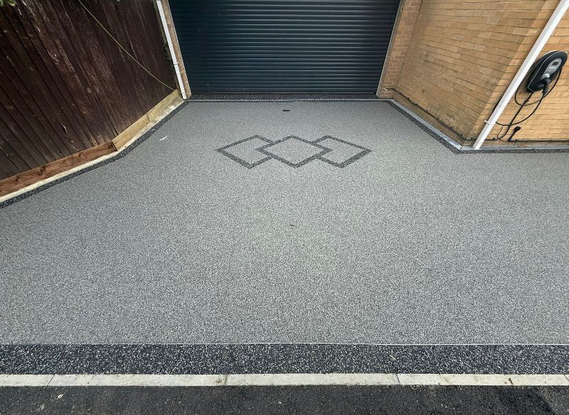 Resin bound driveway in Worcester